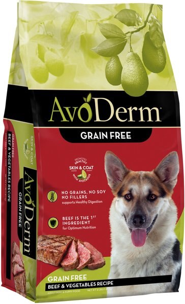 AvoDerm Beef and Vegetables Recipe Grain-Free Dry Dog Food