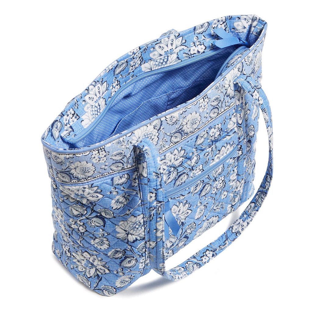 Vera Bradley  Small Vera Tote Bag in Sweet Garden Blue