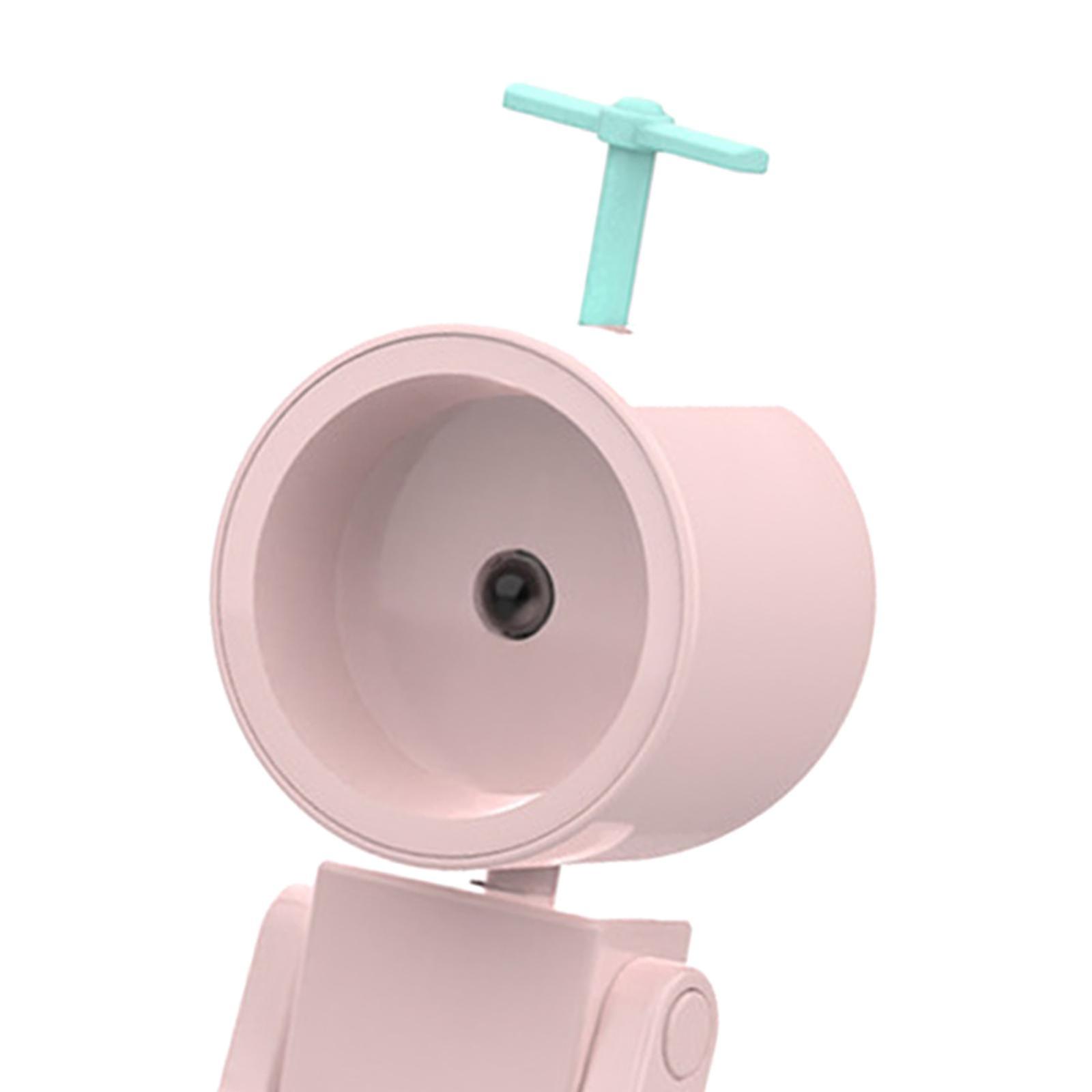 Robot Shape Night Light Table Night Lamp For Living Room Sleeping Home Decor Round Pink