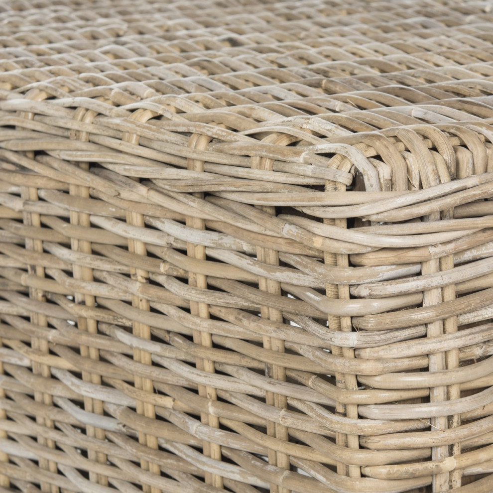 Sercy Wicker Coffee Table Natural   Modern   Coffee Tables   by Virgil Stanis Design  Houzz