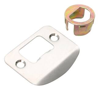 Defiant Highland Bright Chrome Hall and Closet Door Lever with Square Rose 32LD8203A