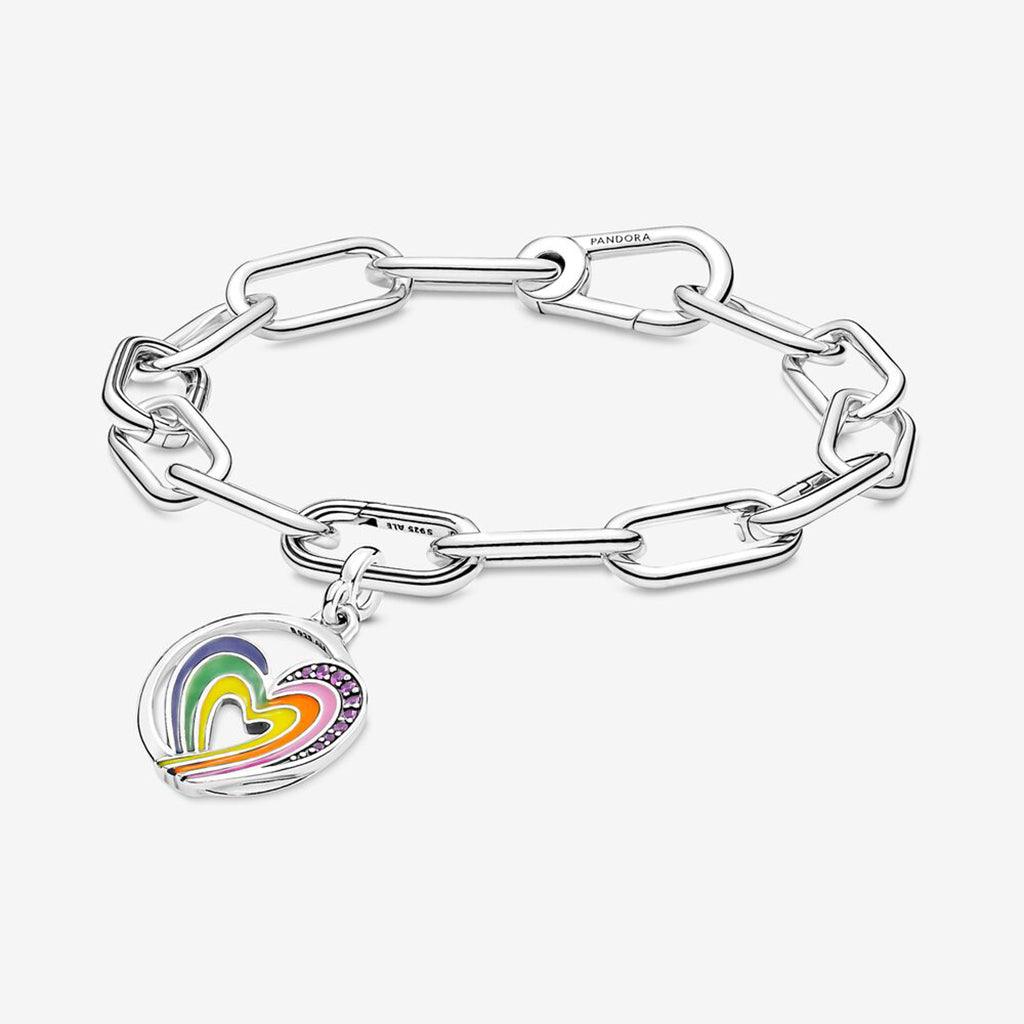 PANDORA  Pandora ME Rainbow Heart of Freedom Medallion