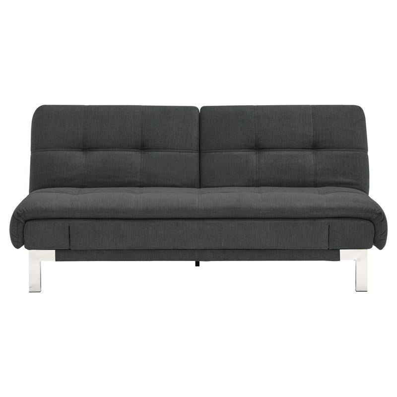 Relax-A-Lounger Winchester Sofa Convertible in Gray Fabric Upholstery