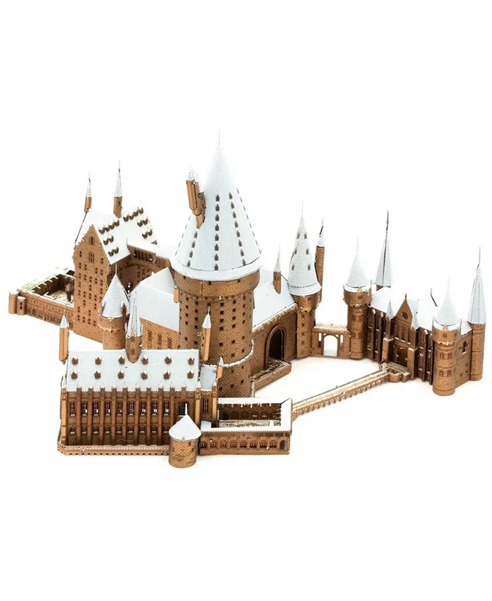 Fascinations Metal Earth Premium Series Iconx 3D Metal Model Kit - Harry Potter Hogwarts In Snow  4 Piece