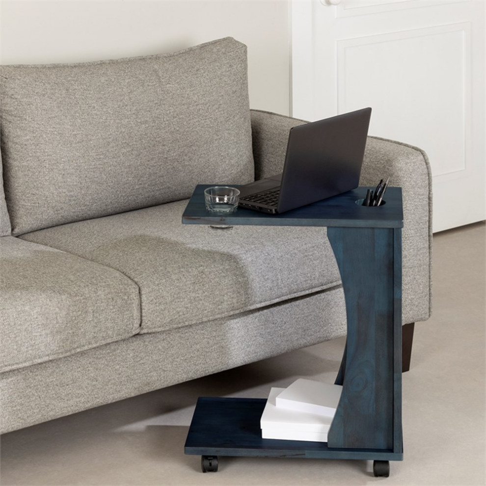 Mobile Side Table for Laptop Kodali South Shore   Transitional   Side Tables And End Tables   by Homesquare  Houzz