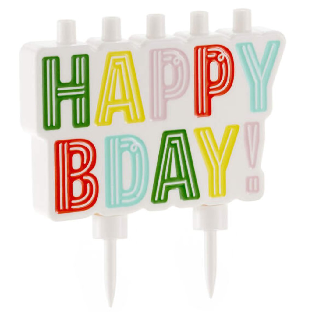 Hallmark  Happy Birthday Candle Holder