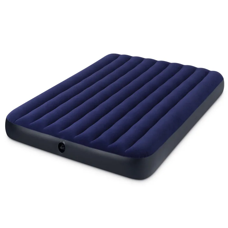 Intex 64759 inflatable double air bed camping mattress with pillow rest classic airbed