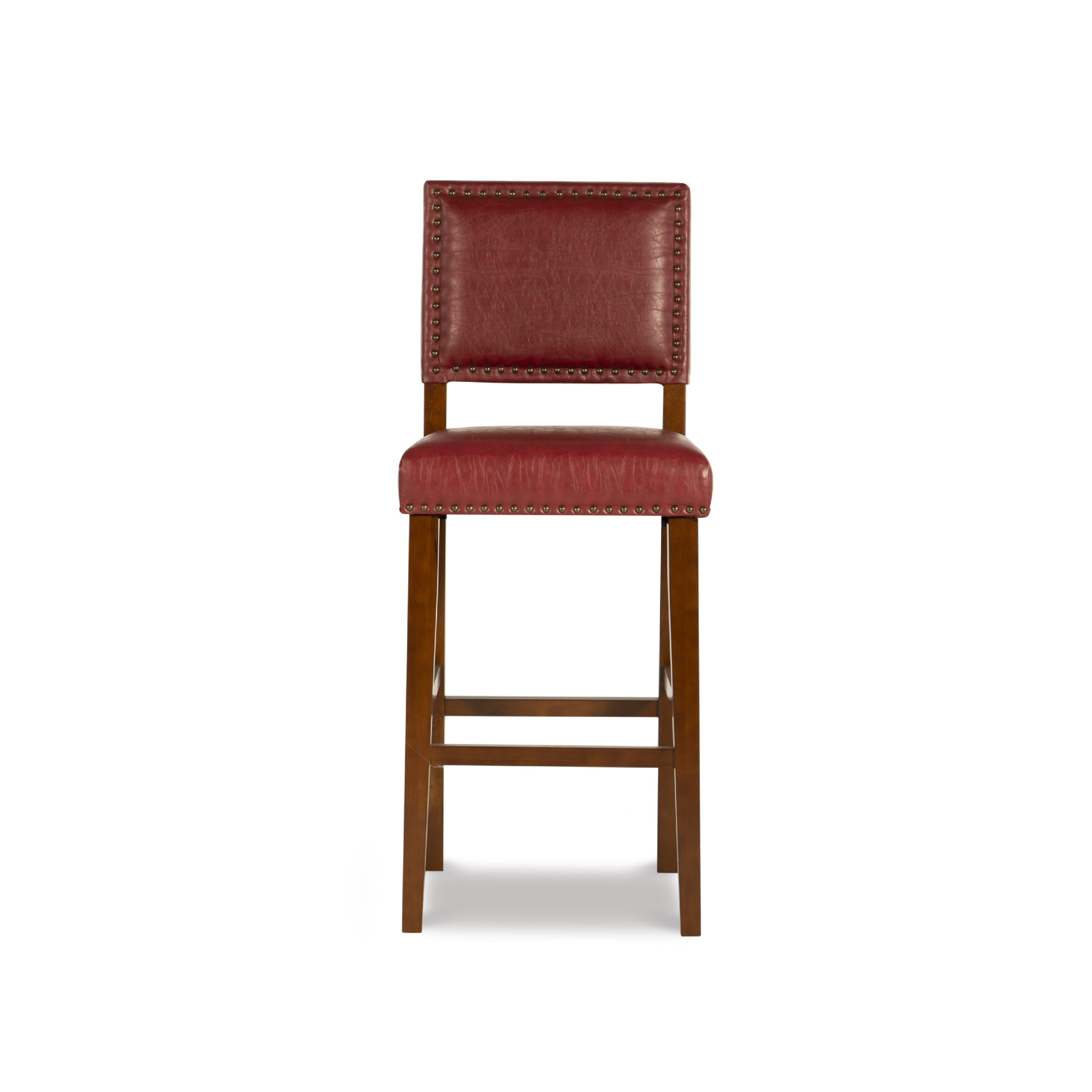 Linon Brook Bar Stool， 30 Seat Height， Multiple Colors