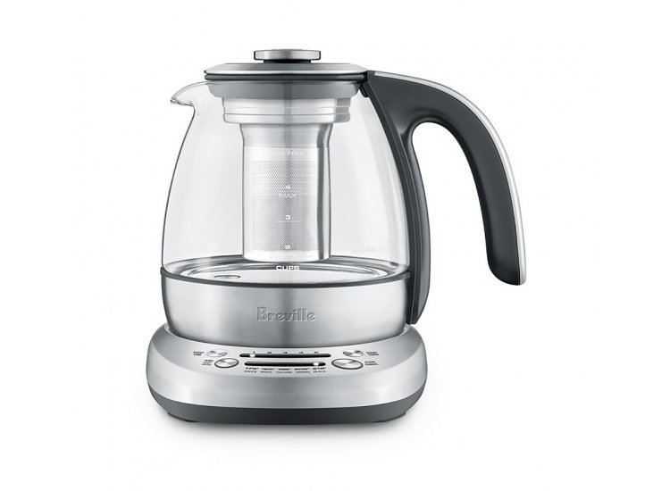 Breville Smart Tea Infuser Compact Silver Tea Maker