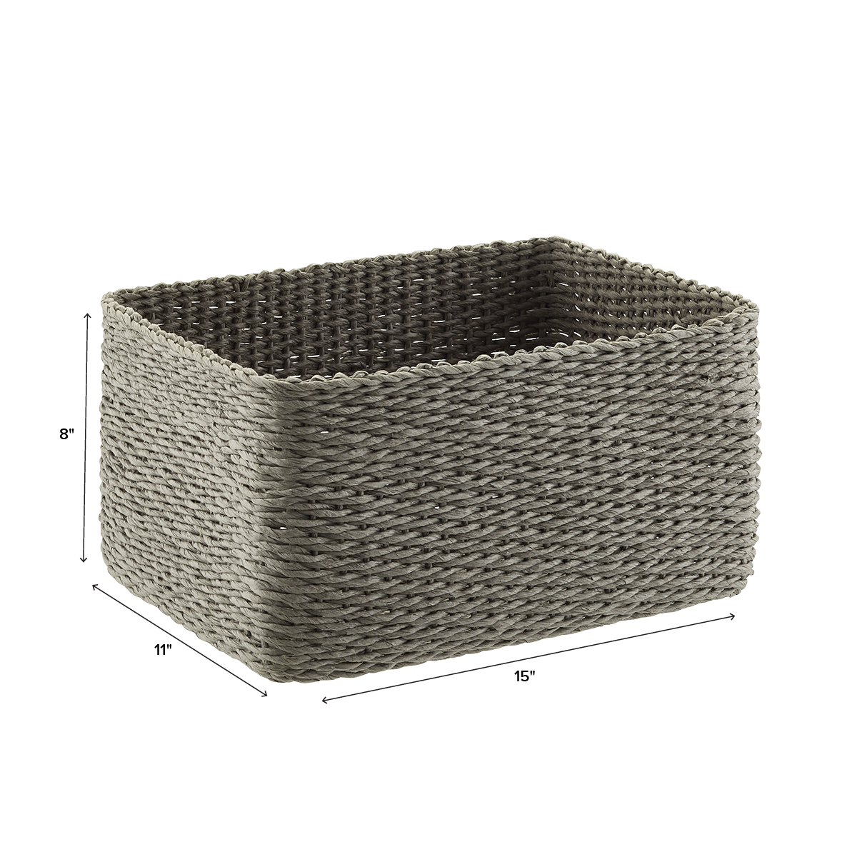 Woven Paper Bins