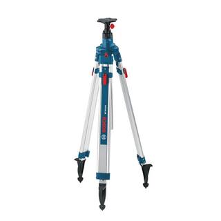 Bosch 110 in. Heavy-Duty Aluminum Quick Clamp Elevator Tripod with Heavy-Duty Webbing Shoulder Strap BT300HD