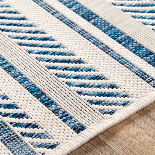 Eagean Indoor/Outdoor Navy Rug