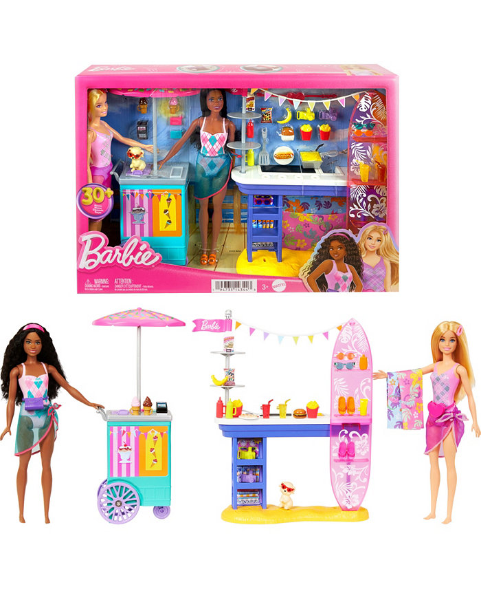 Barbie Beach Boardwalk Playset