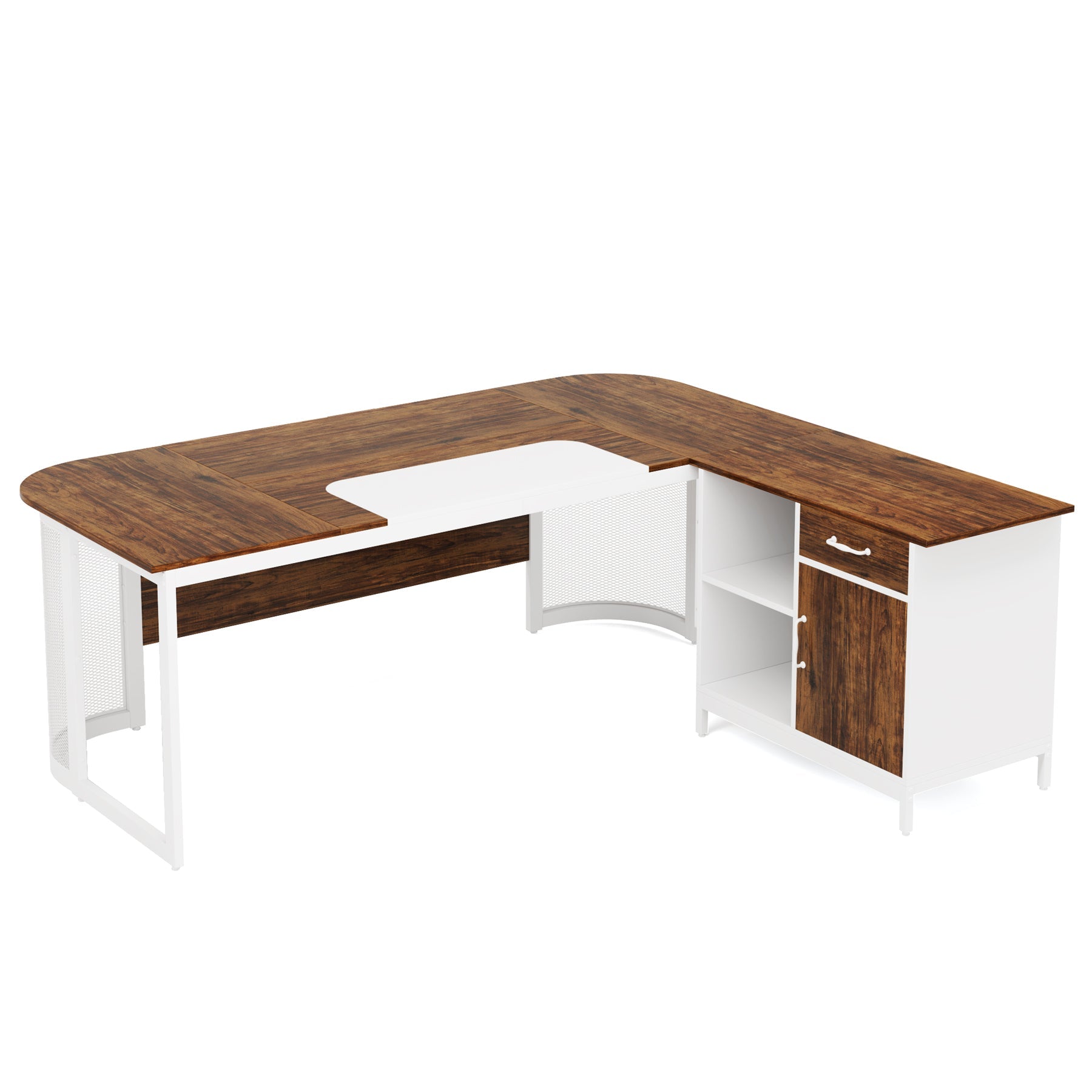 Large L-Shaped Desk, 63