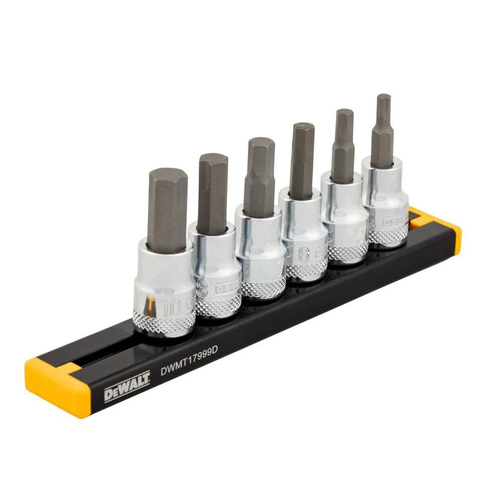 DEWALT MM HEX Socket Set 3/8