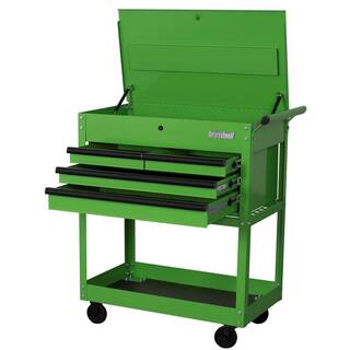 International 33 in. 4-Drawer Green Tool Cart INT33CART4GRN