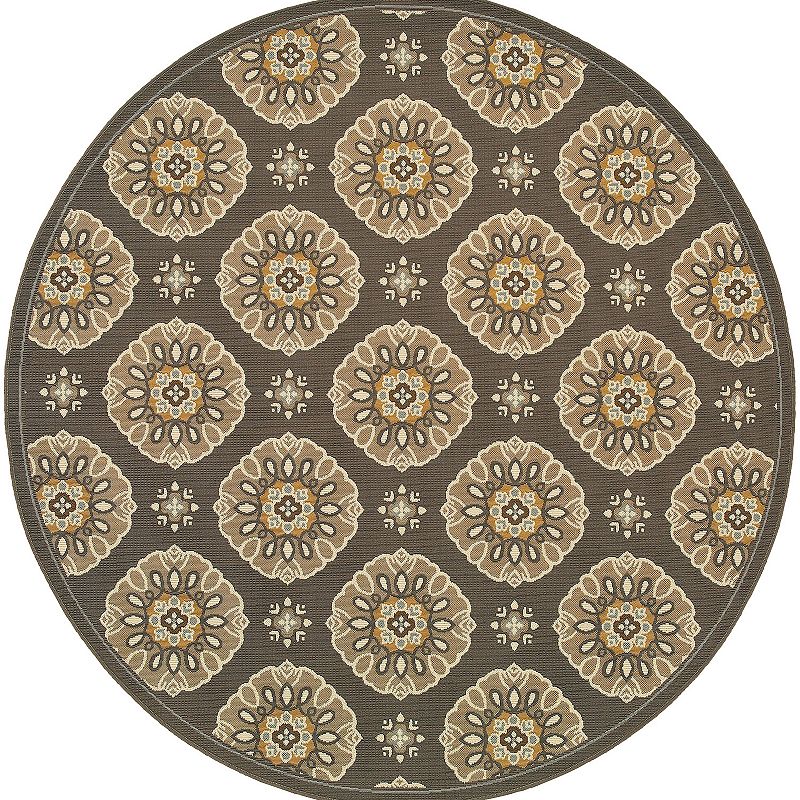 StyleHaven Bayside Medallion Indoor Outdoor Rug