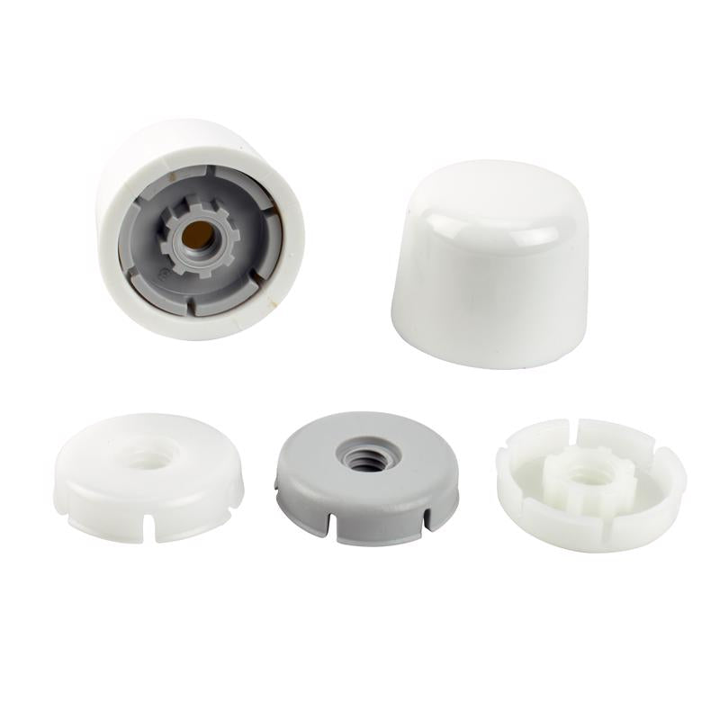 TOILET BOLT CAPS WHITE