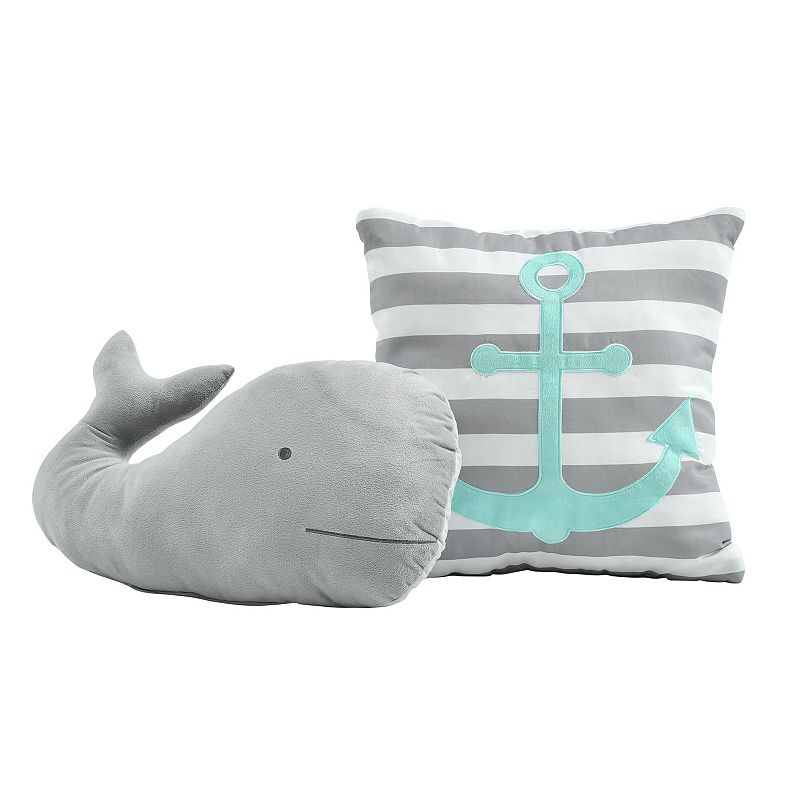 Lush Decor Whale Quilt Set