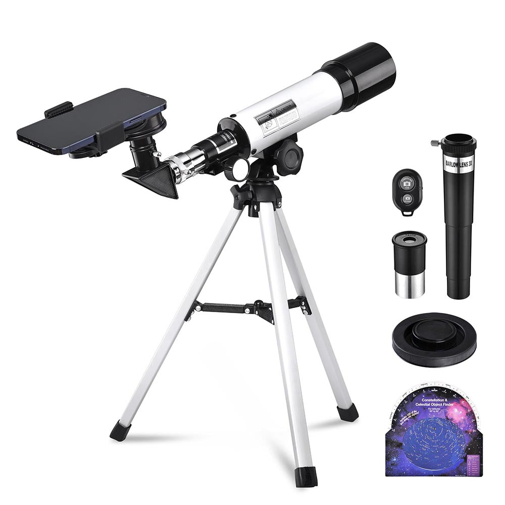 Yescom 50mm Kids Astronomical Refractor Telescope Table Top