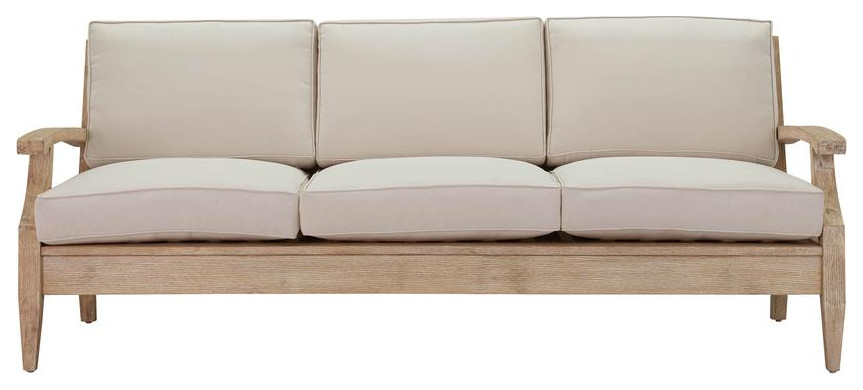 Miriam Natural Beige Outdoor Sofa   Contemporary   Sofas   by BisonOffice  Houzz