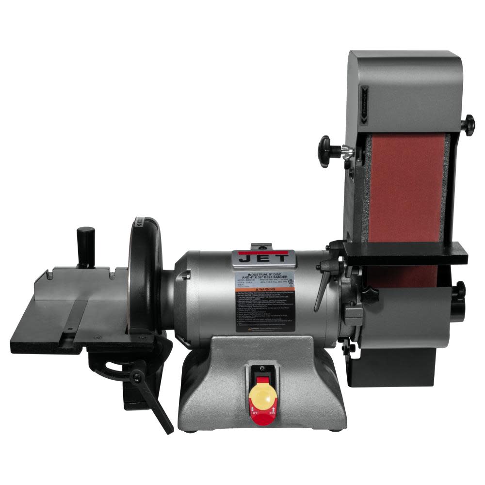 Combination Industrial 4 Inch x 36 Inch Belt and 9 Inch Disc Grinder ;