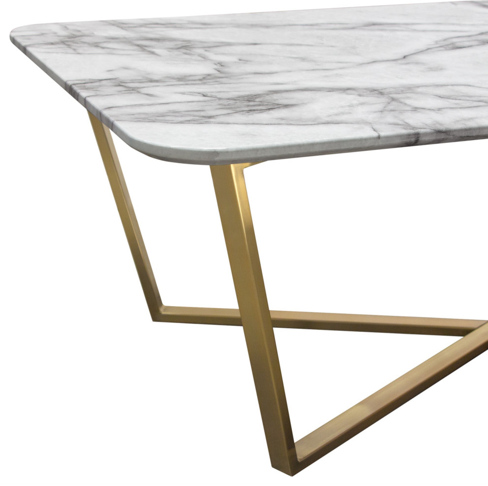 Vida Rectangle Cocktail Table  Gray   Contemporary   Coffee Tables   by AMOC  Houzz