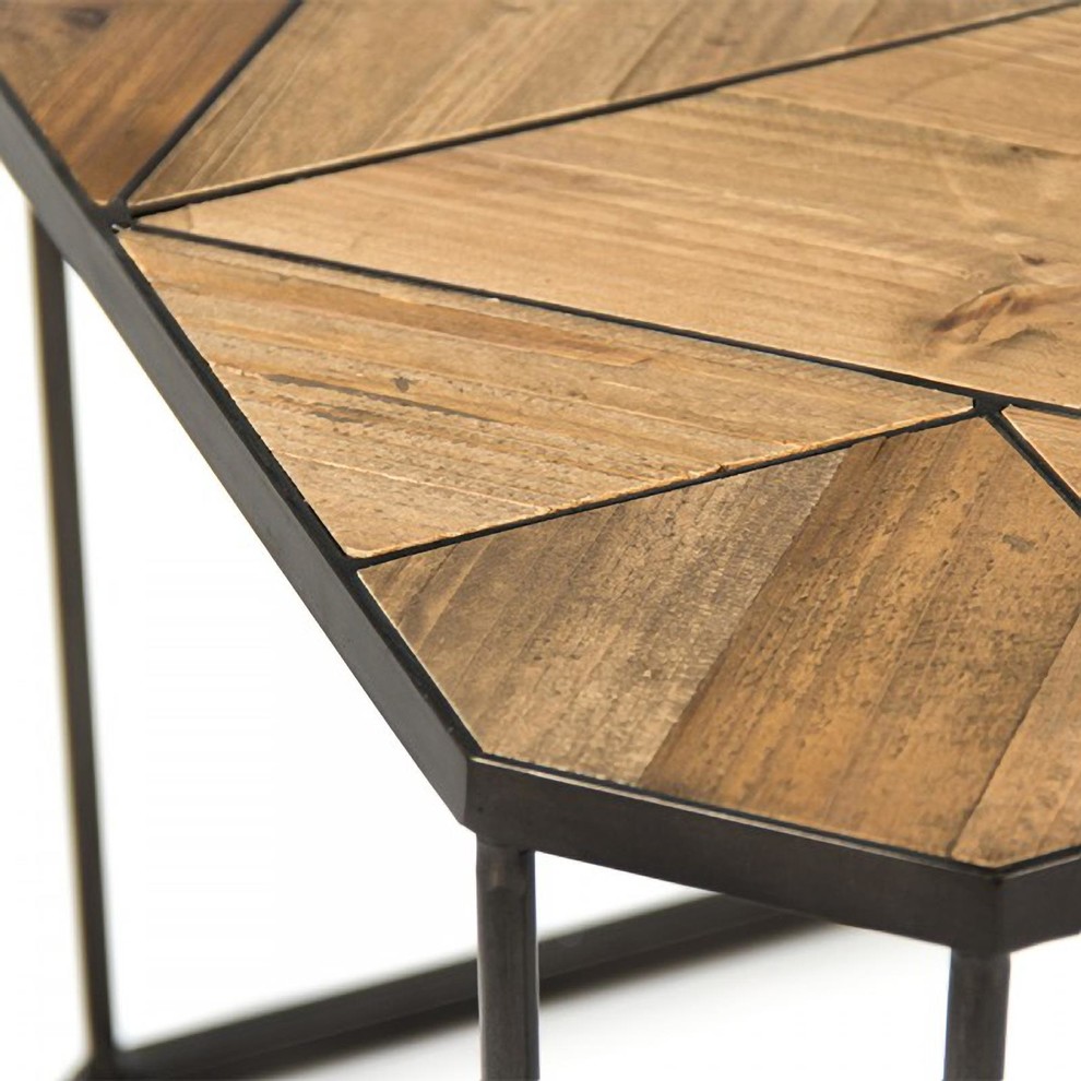 Cocktail Table CUTHBERT Ebony Sienna Black Mahogany   Industrial   Coffee Tables   by EuroLuxHome  Houzz