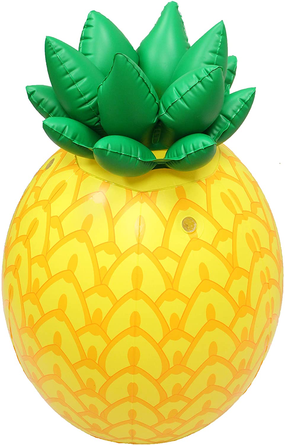 Intera Inflatable Tropical Pineapple Sprinkler， 35” Lawn Sprinkler for Kids Water Toy for Boys Girls Water Party Outdoor Sprinkler for Water Fun