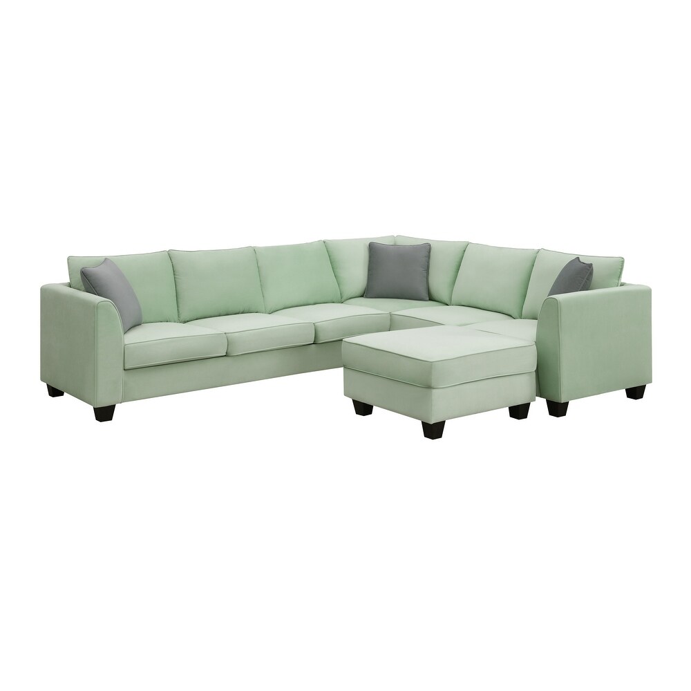 Sectional Sofa Couches with Ottoman