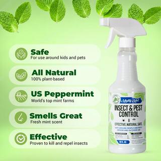 Mighty Mint 16 oz. Insect and Pest Control Peppermint Oil - Natural Spray for Spiders Ants and More IS-16