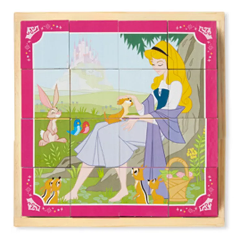 Disney Princess 16-pc. Wooden Cube Puzzle