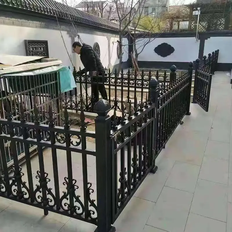 Top Quality Custom Design Aluminum oy Balcony Guardrail Fencing Supplies  Security Fence