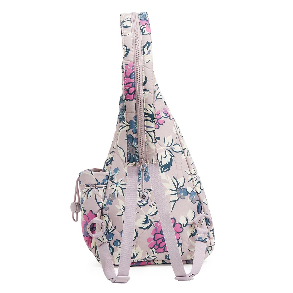 Vera Bradley  Featherweight Sling Backpack in Fresh-Cut Floral Lavender