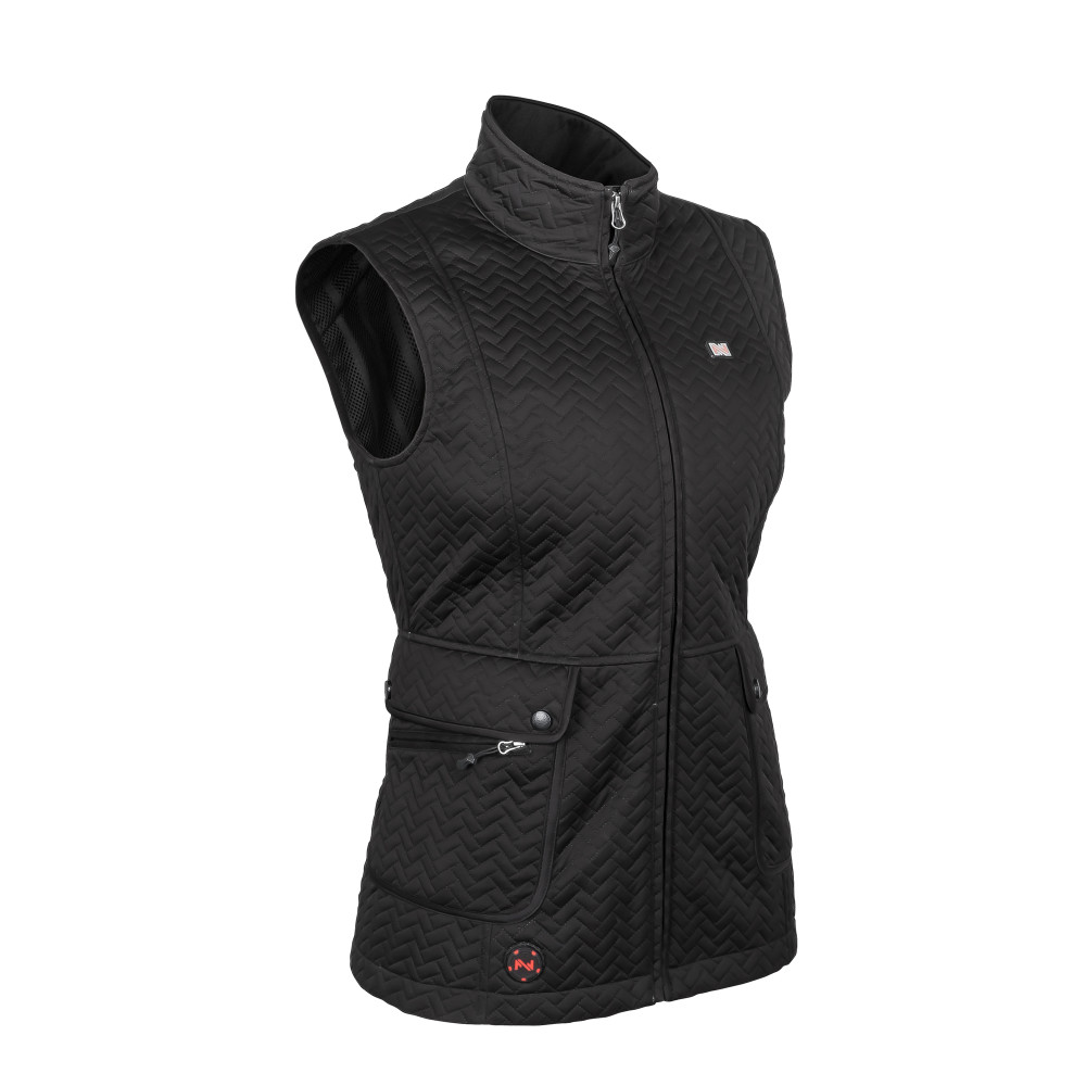 Mobile Warming Cascade Vest Womens Black 2X ;