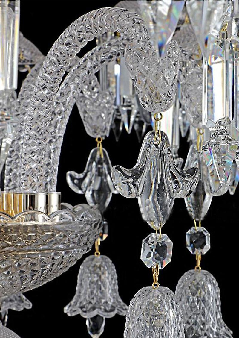 Phube 18 Head Gold Crystal Chandelier Lighting Modern Indoor Lights Crystal Pendant Lamp