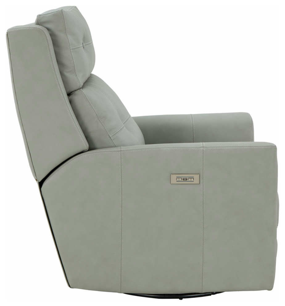 8PH 1119 Marconi Swivel Glider Recliner  Corbett Chromium   Contemporary   Recliner Chairs   by Kolibri Decor  Houzz