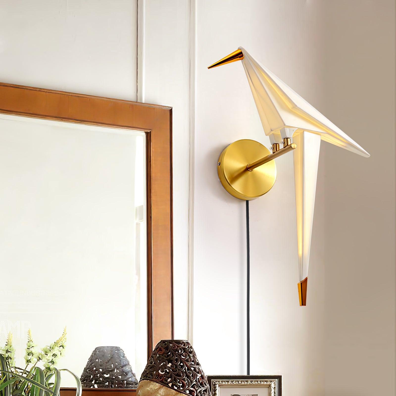 Avian Serenity Plug-In Wall Lamp