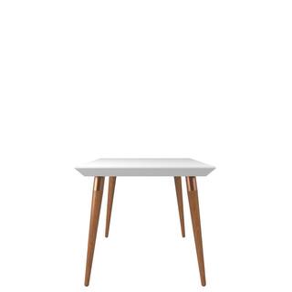 Manhattan Comfort Utopia 62.99 in. White Gloss Dining Table 107451