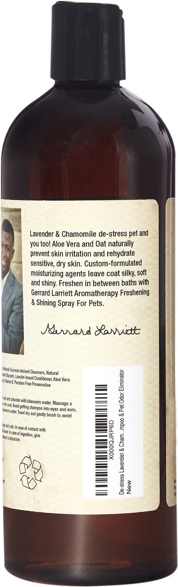 Gerrard Larriett Aromatherapy Pet Care De-stress Lavender and Chamomile Aromatherapy Shampoo and Conditioner For Pets