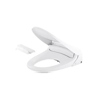 KOHLER Novita Electric Bidet Seat for Elongated Toilets with Remote Control in White BH90-N0