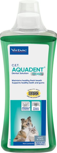 Virbac C.E.T. Aquadent Fr3sh Dog and Cat Dental Water Additive