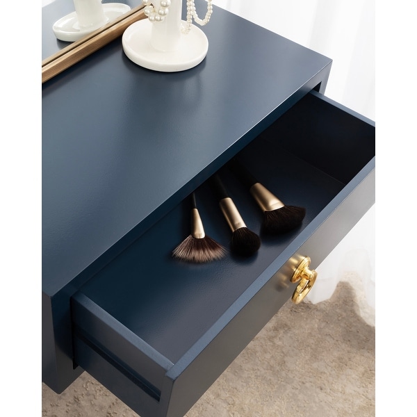 Kate and Laurel Decklyn Floating Side Table with Drawer