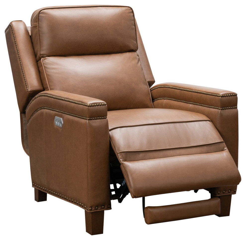 9PHL 3744 Smithfield Power Recliner  Bennington Saddle   Transitional   Recliner Chairs   by Kolibri Decor  Houzz
