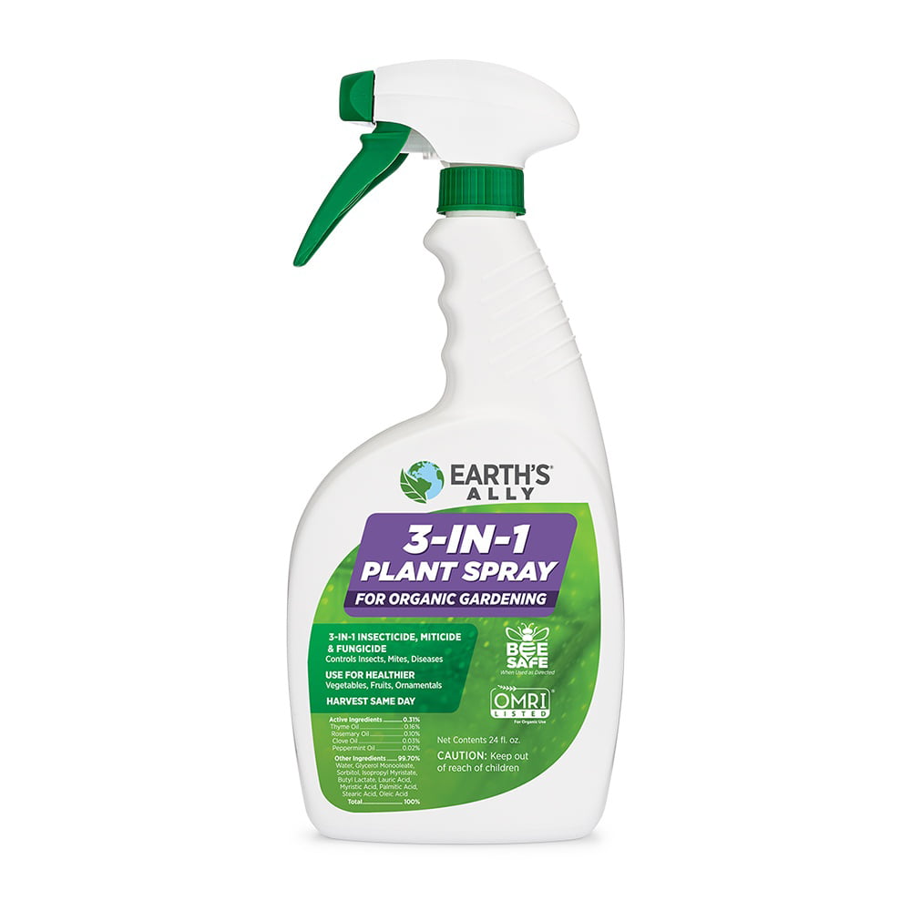 Earth's Ally 3-in-1 Plant Spray 24oz Ready-to-Use