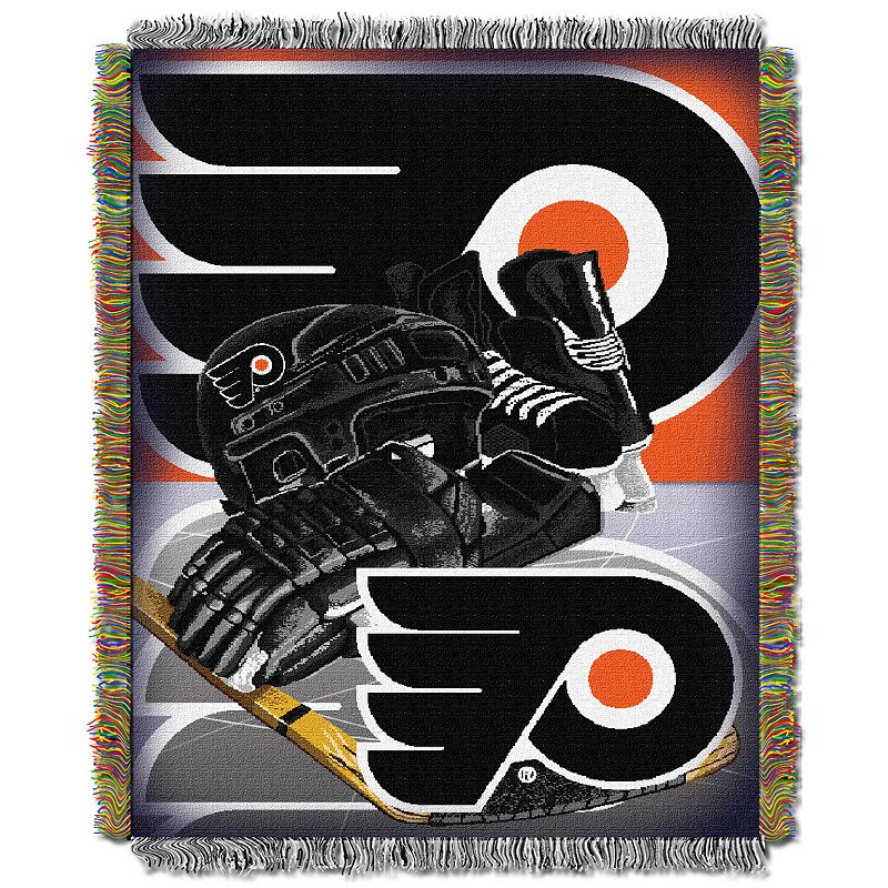 Philadelphia Flyers Home Ice Advantage Throw Blanket