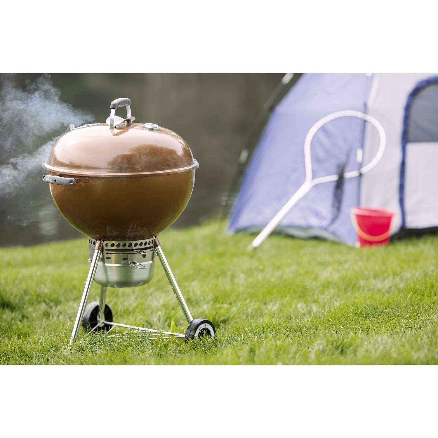 Weber 22 in. Original Kettle Premium Charcoal Grill Copper