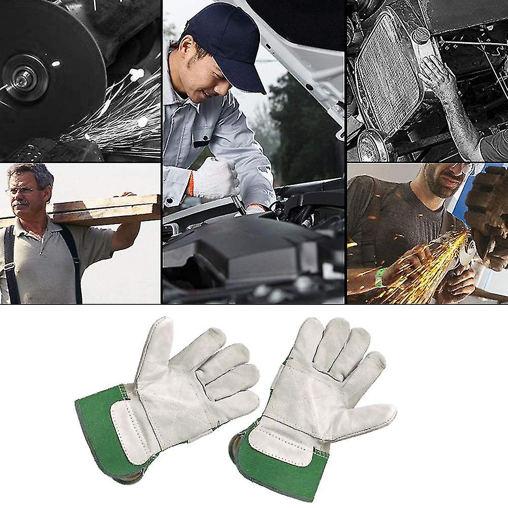 1 Pair Gardening Work Gloves， Men And Women Garden Welding Gloves Protective Gloves