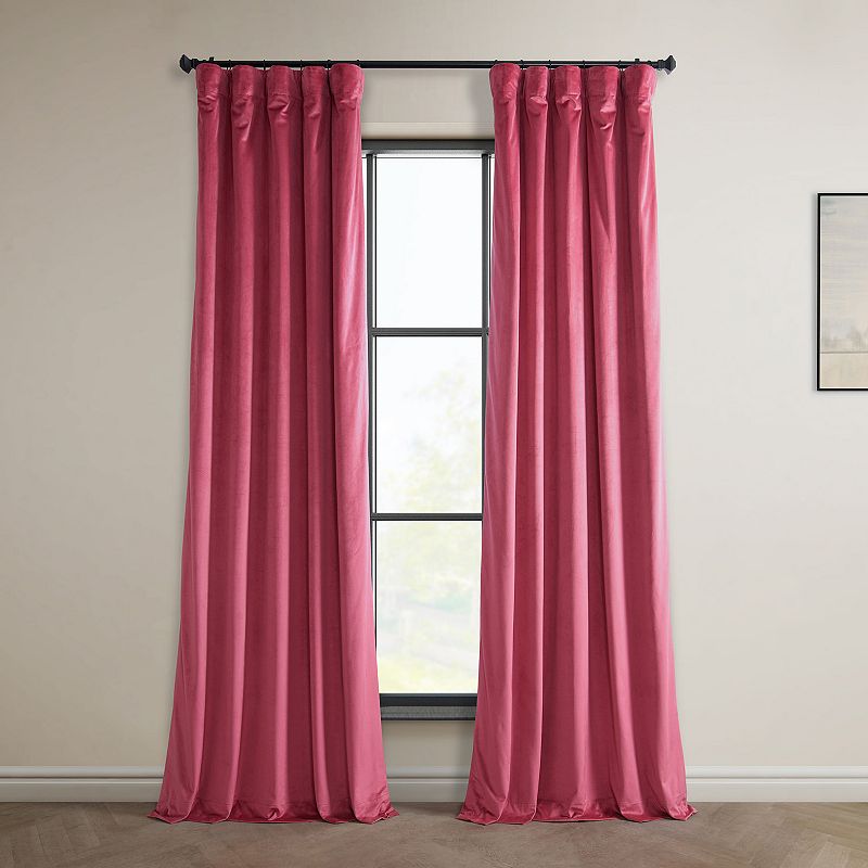 EFF 1-Panel Heritage Plush Velvet Curtain