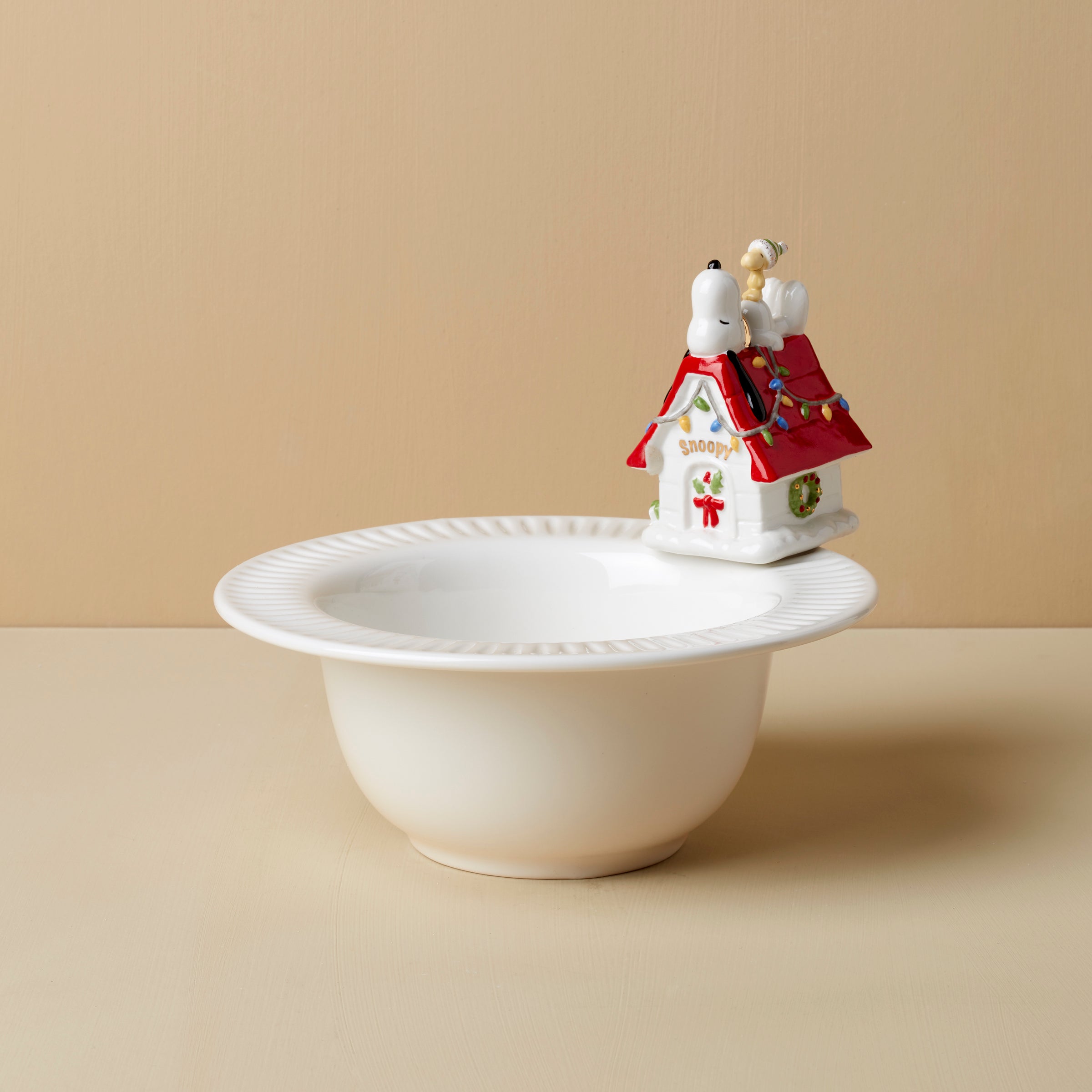 Profile Charm Bowl with Snoopy Popper